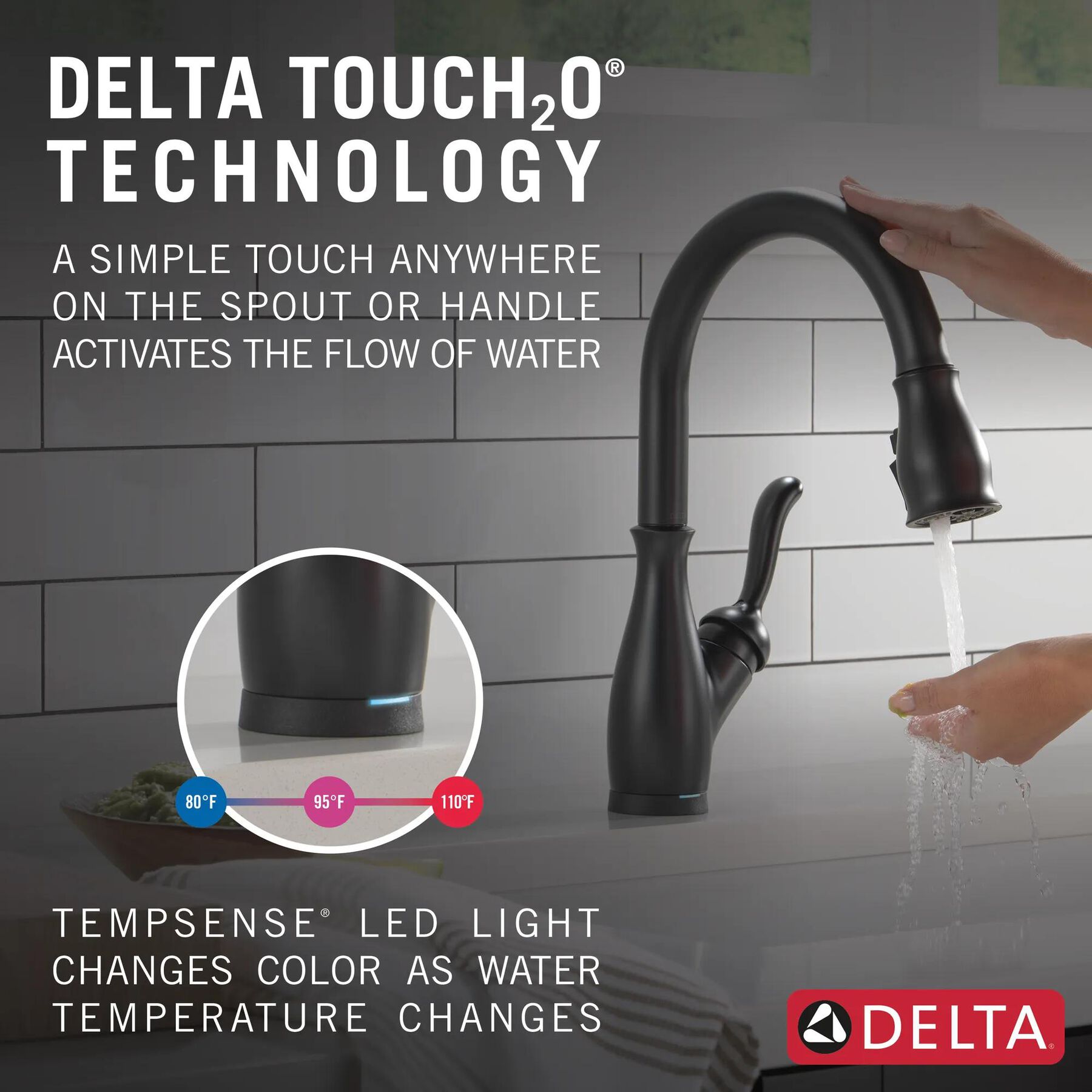 Touch<sub>2</sub>O&reg;  Pull-Down Kitchen Faucet (Recertified)
