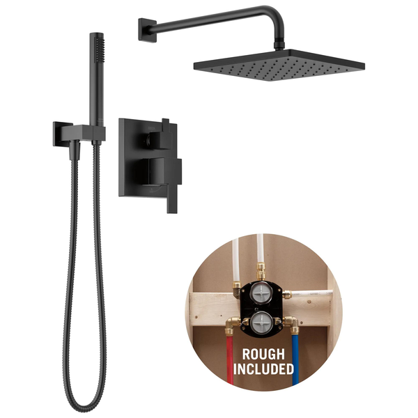 Monitor® 14 Series Shower with Raincan, Hand Shower & Rough Valve