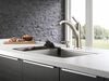 Single Handle Pull-Out Kitchen Faucet with Soap Dispenser