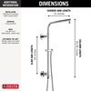 Shower Column 18" Round (Recertified)