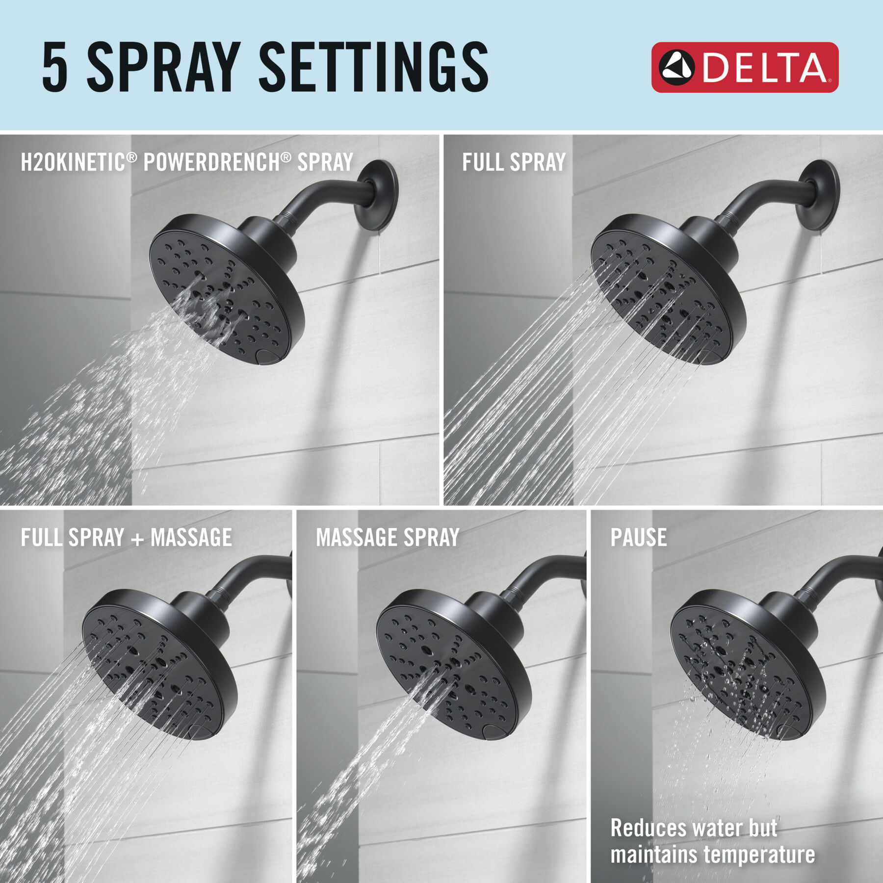 Widespread Lavatory Faucet with Shower Trim Bundle - 14 Series