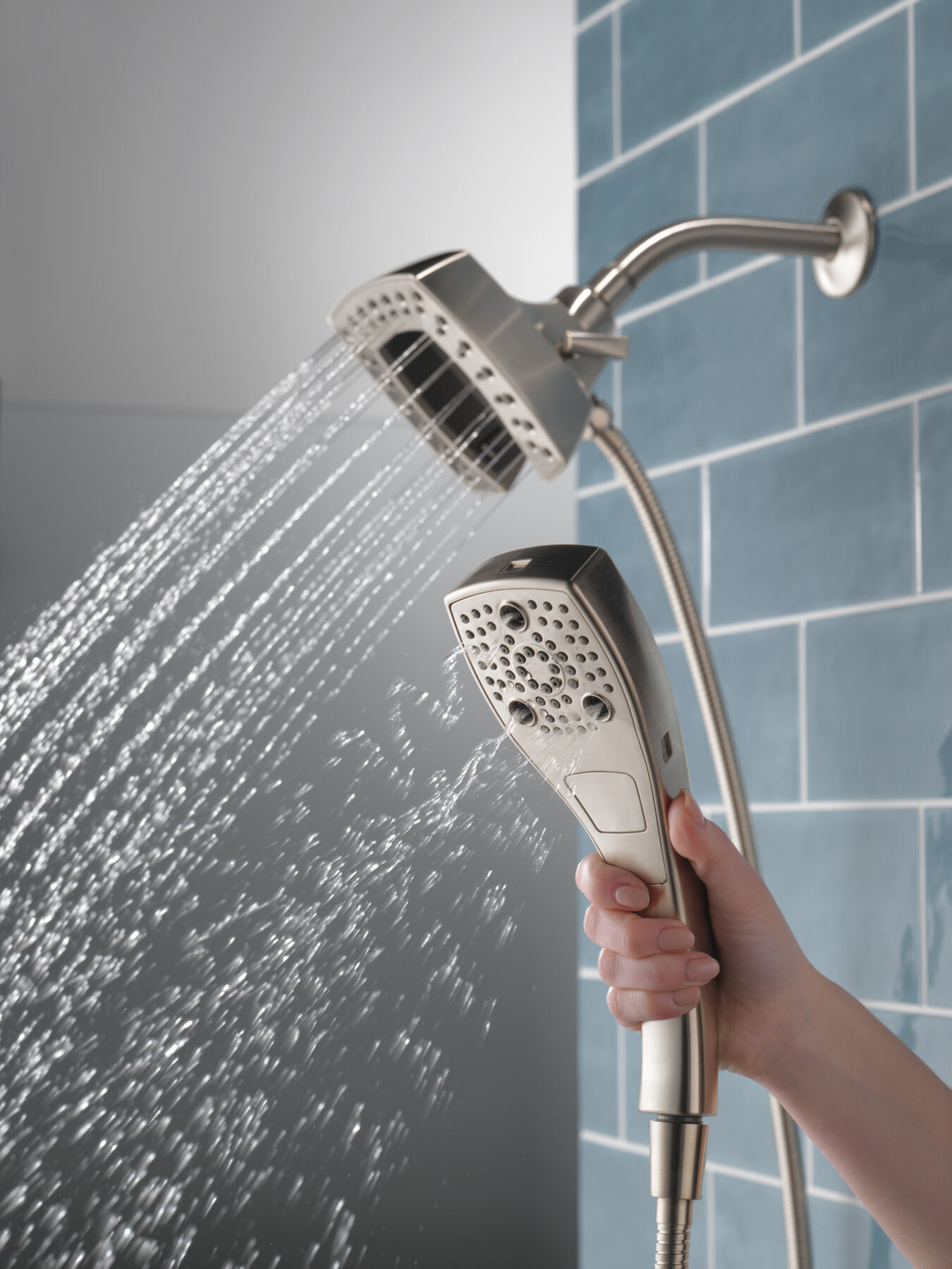 H<sub>2</sub>Okinetic&reg; In2ition&reg; 5-Setting Two-in-One Shower (Recertified)