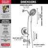 Monitor&reg; 17 Series Tub and Shower Trim with In2ition&reg; Two-in-One Shower