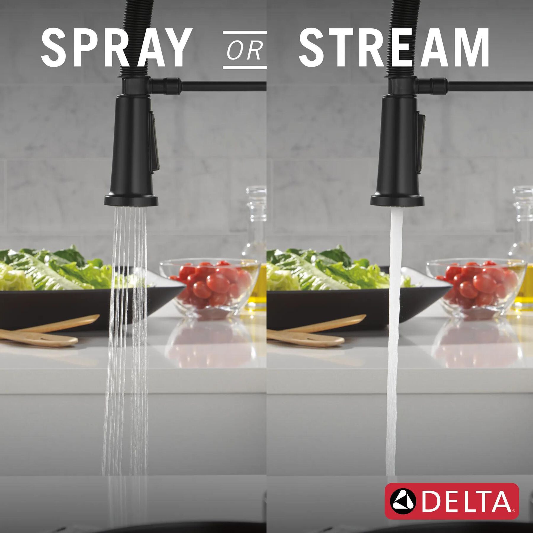 Single Handle Pull-Down Spring Kitchen Faucet