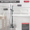 Floor Mount Tub Filler with Handshower (Recertified)