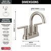 Two Handle Centerset Lavatory Faucet (Recertified)