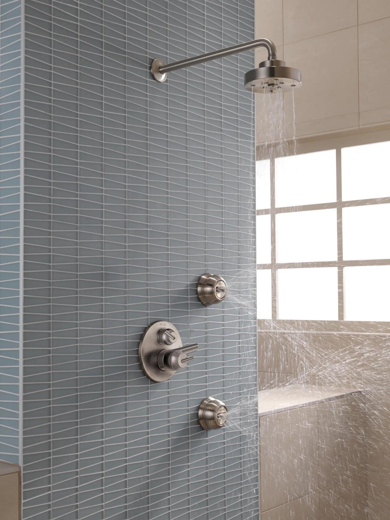 Contemporary Two Handle Monitor&reg; 17 Series Valve Trim with 3-Setting Integrated Diverter