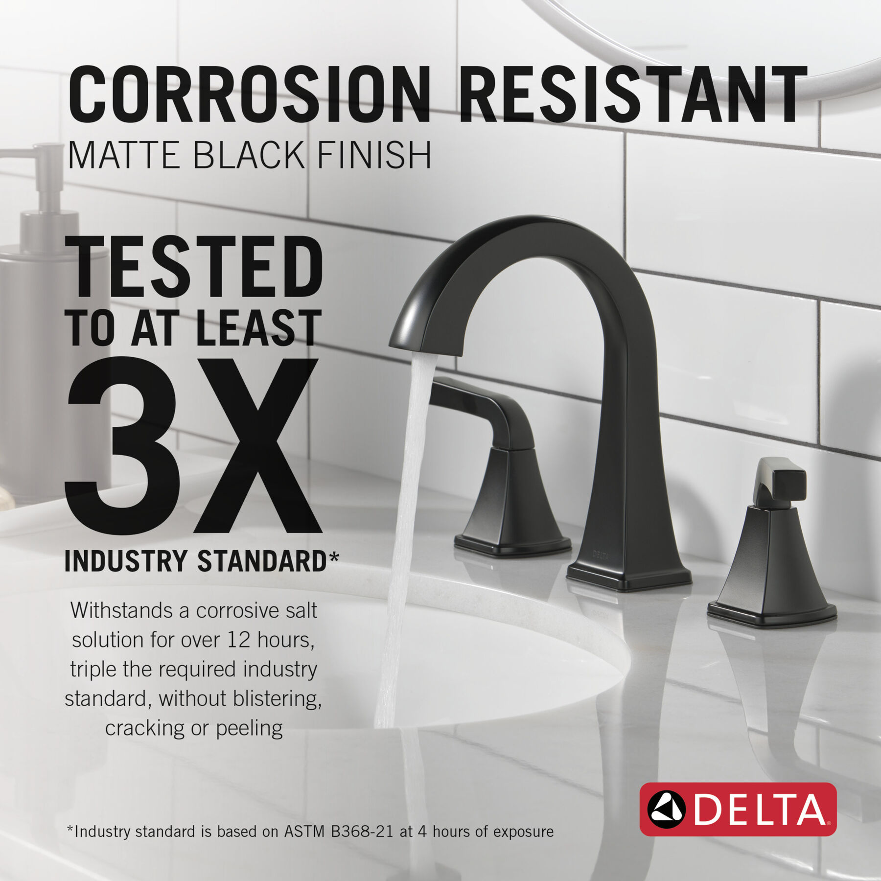 Two Handle Widespread Bathroom Faucet (Recertified)
