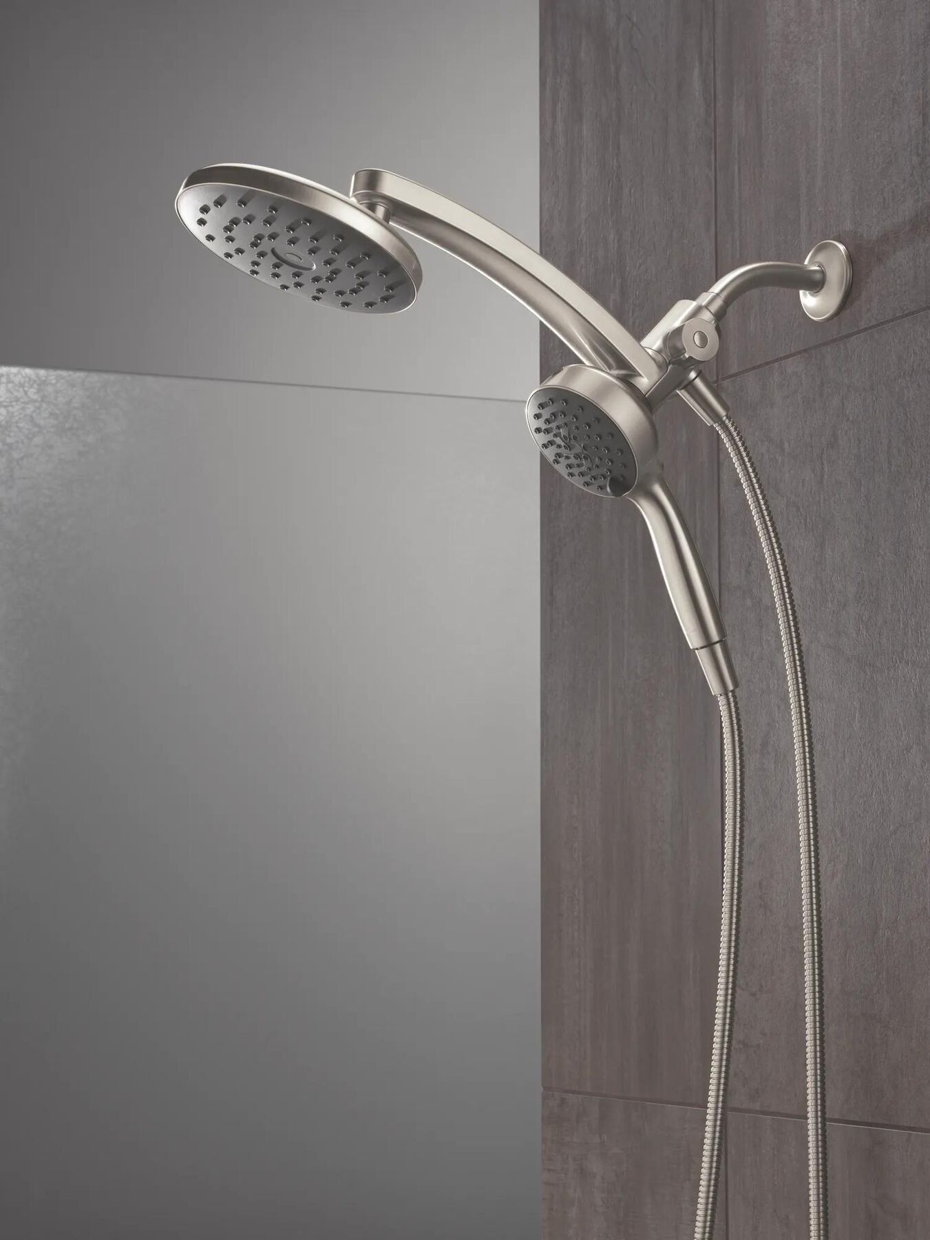 PivotPro&trade; 3-in-1 Combination Shower with TouchClean&reg; Spray Face