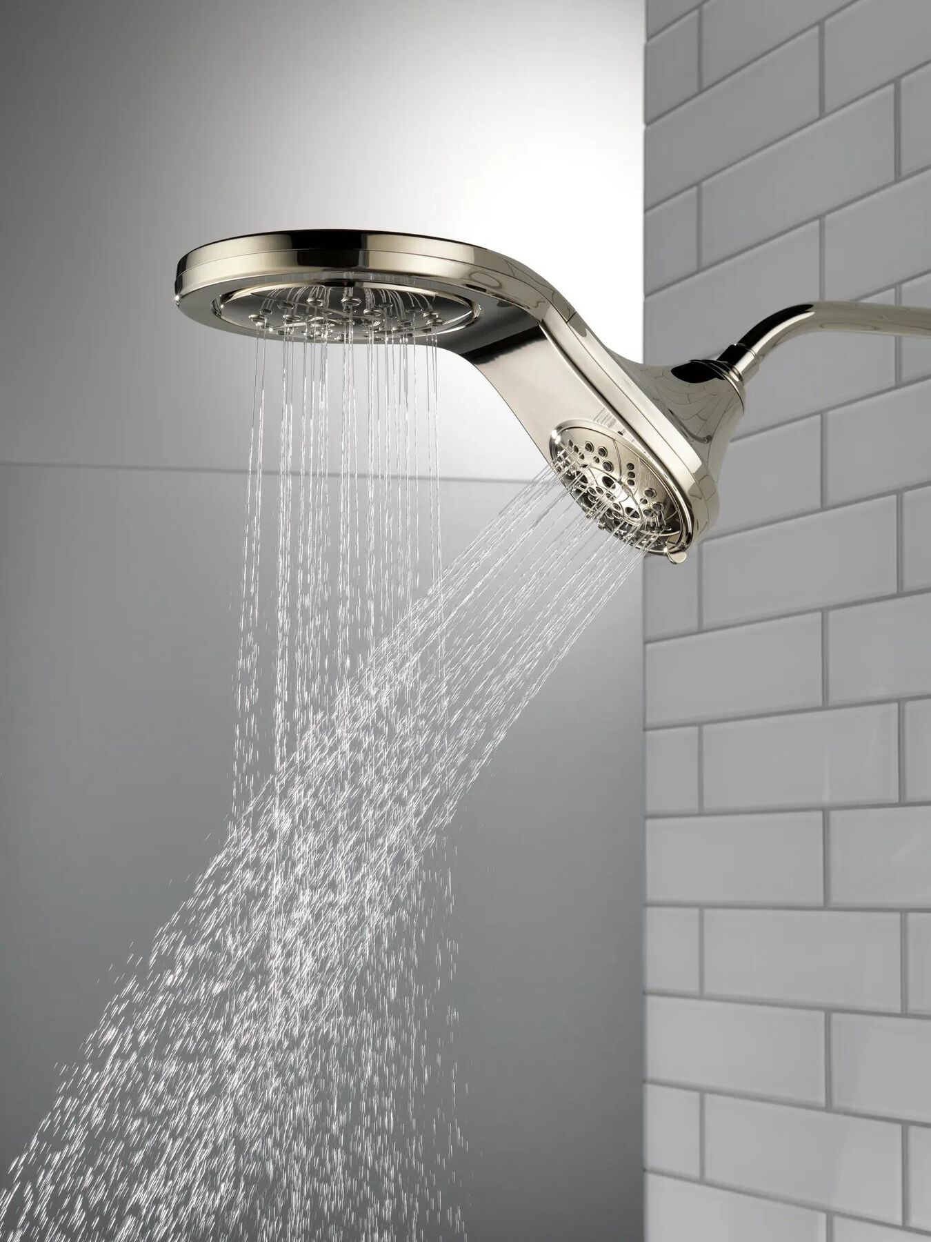 HydroRain&reg; H<sub>2</sub>Okinetic&reg; In2ition&reg; 5-Setting Two-in-One Shower