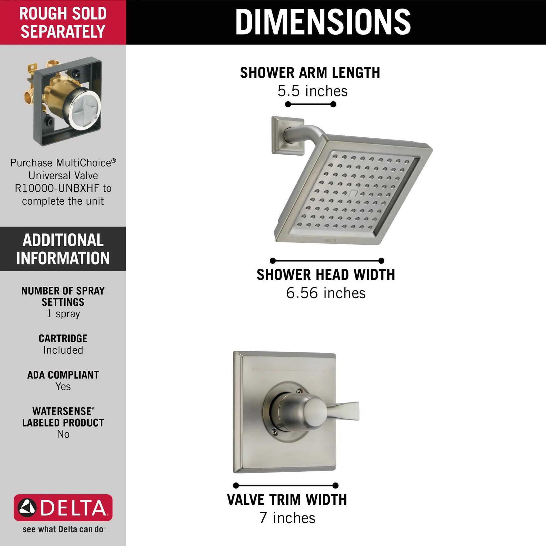 Monitor&reg; 14 Series Shower Trim (Recertified)