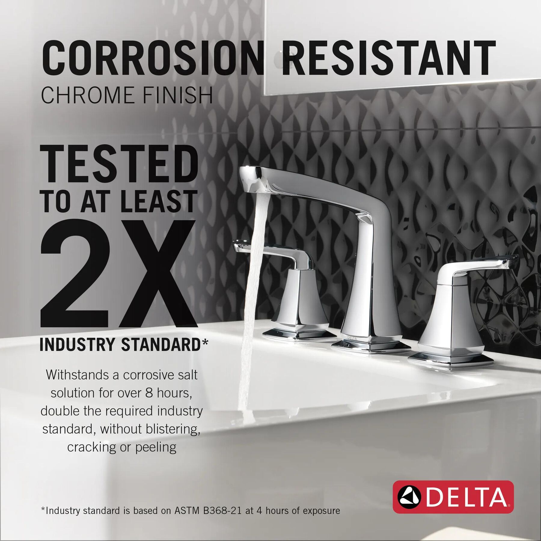 Two Handle Widespread Bathroom Faucet