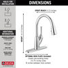 Single Handle Pull-Down Kitchen Faucet (Recertified)