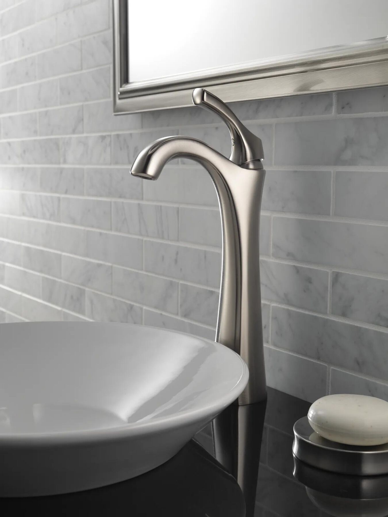 Single Handle Vessel Bathroom Faucet