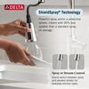 Single Handle Pull-Down Kitchen Faucet with Soap Dispenser and ShieldSpray&reg; Technology