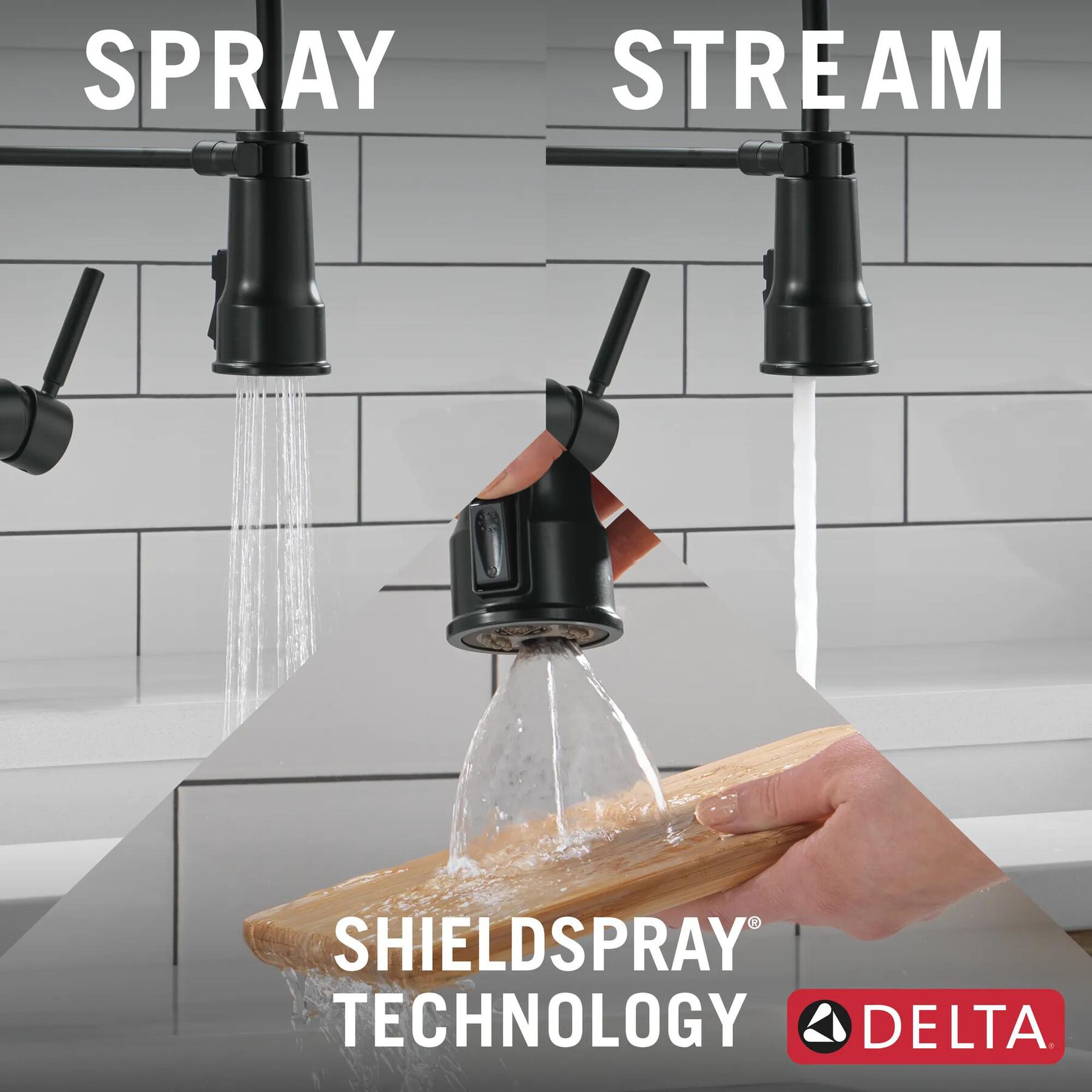 Single-Handle Pull-Down Spring Kitchen Faucet
