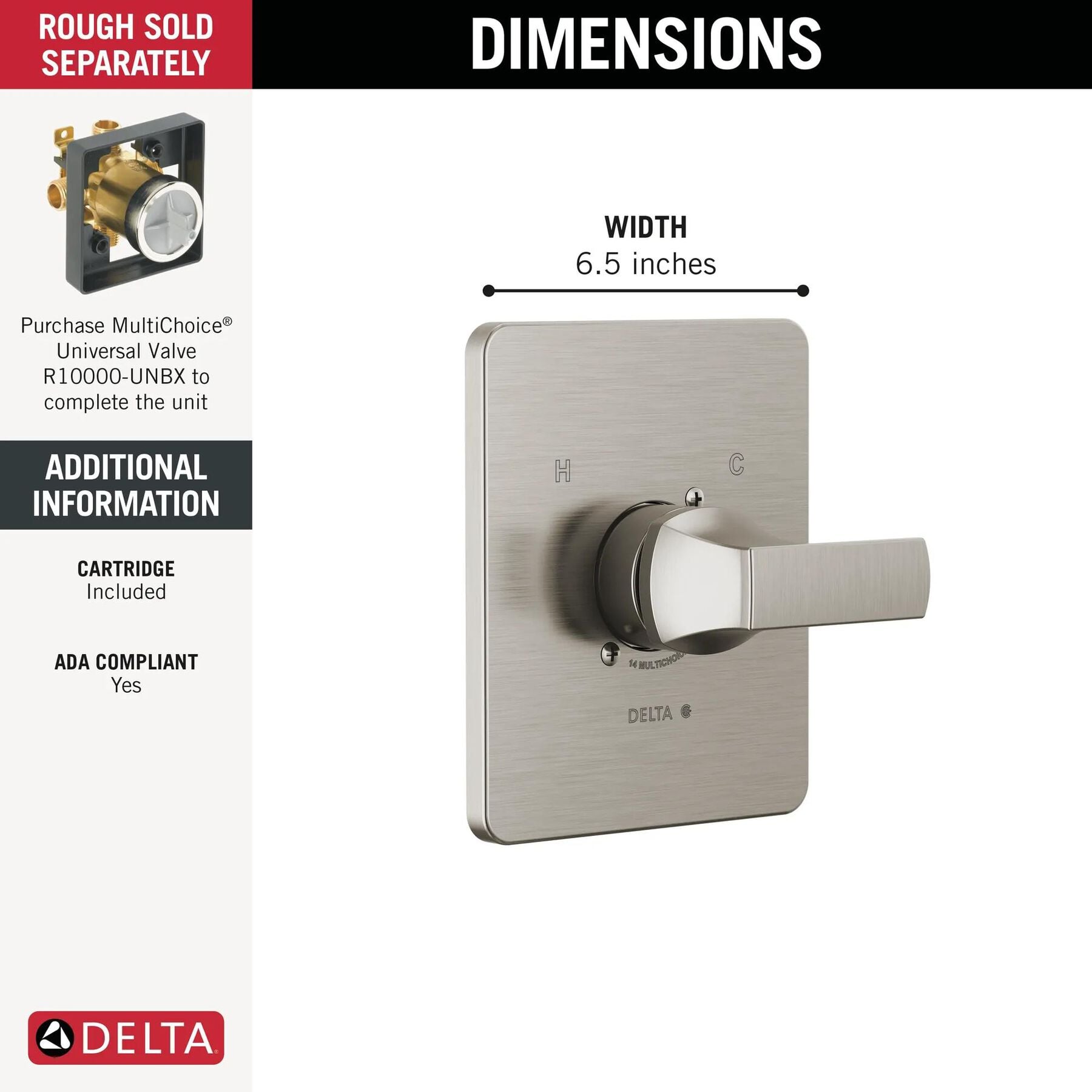 Monitor 14 Series Valve Only Trim
