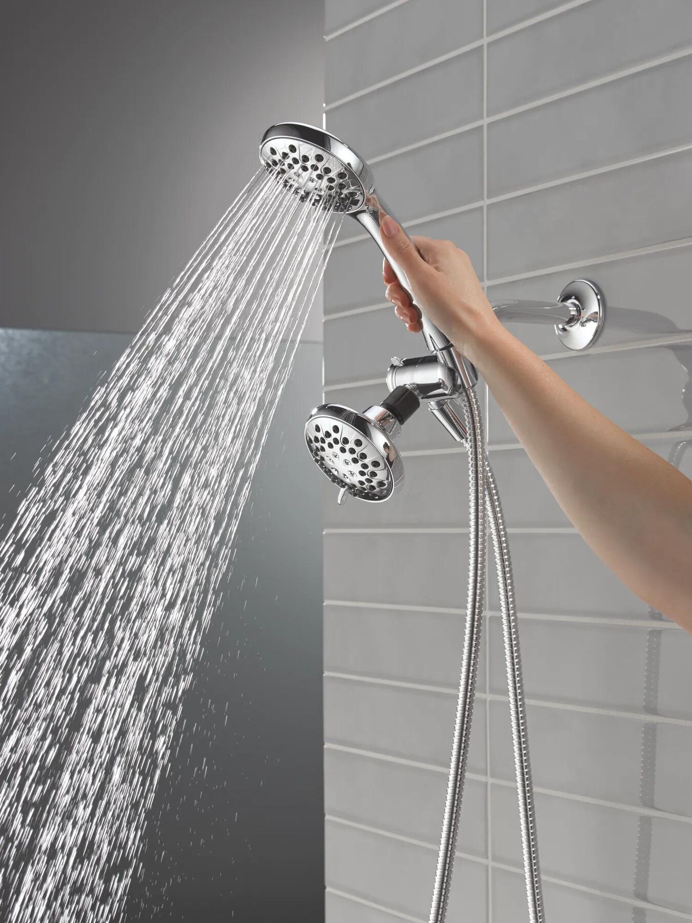 3-Setting Combination Shower in Chrome - 1.75 GPM