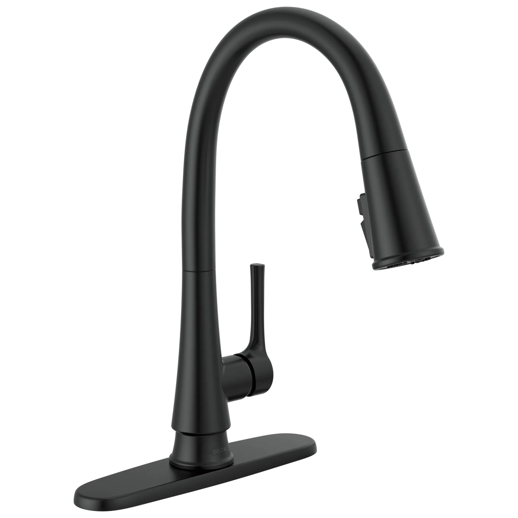 Single Handle Pull-Down Kitchen Faucet With ShieldSpray&reg;&nbsp;Technology in Matte Black (Recertified)