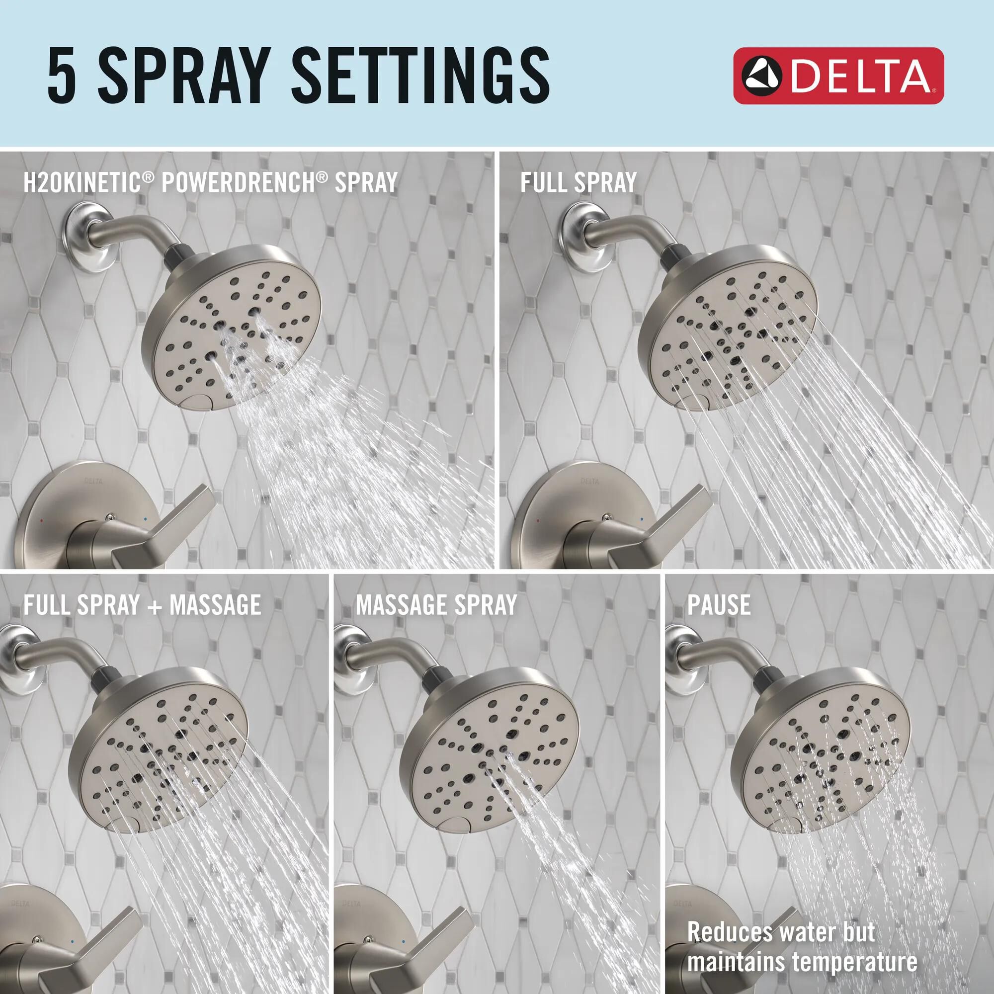 Monitor® 14 Series Tub and Shower in Spotshield Brushed Nickel