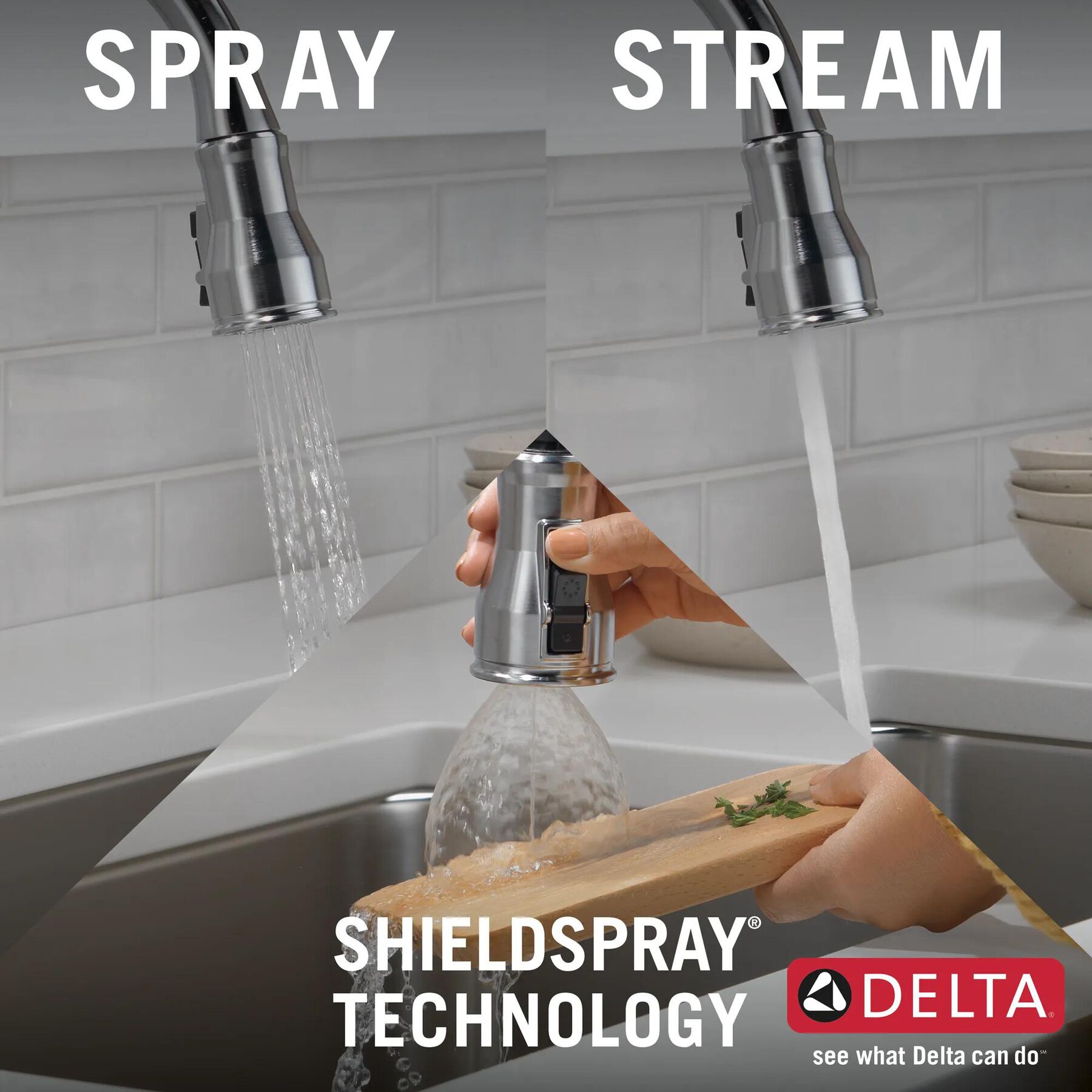 Single Handle Pull-Down Kitchen Faucet