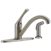 Single Handle Kitchen Faucet with Spray (Recertified)