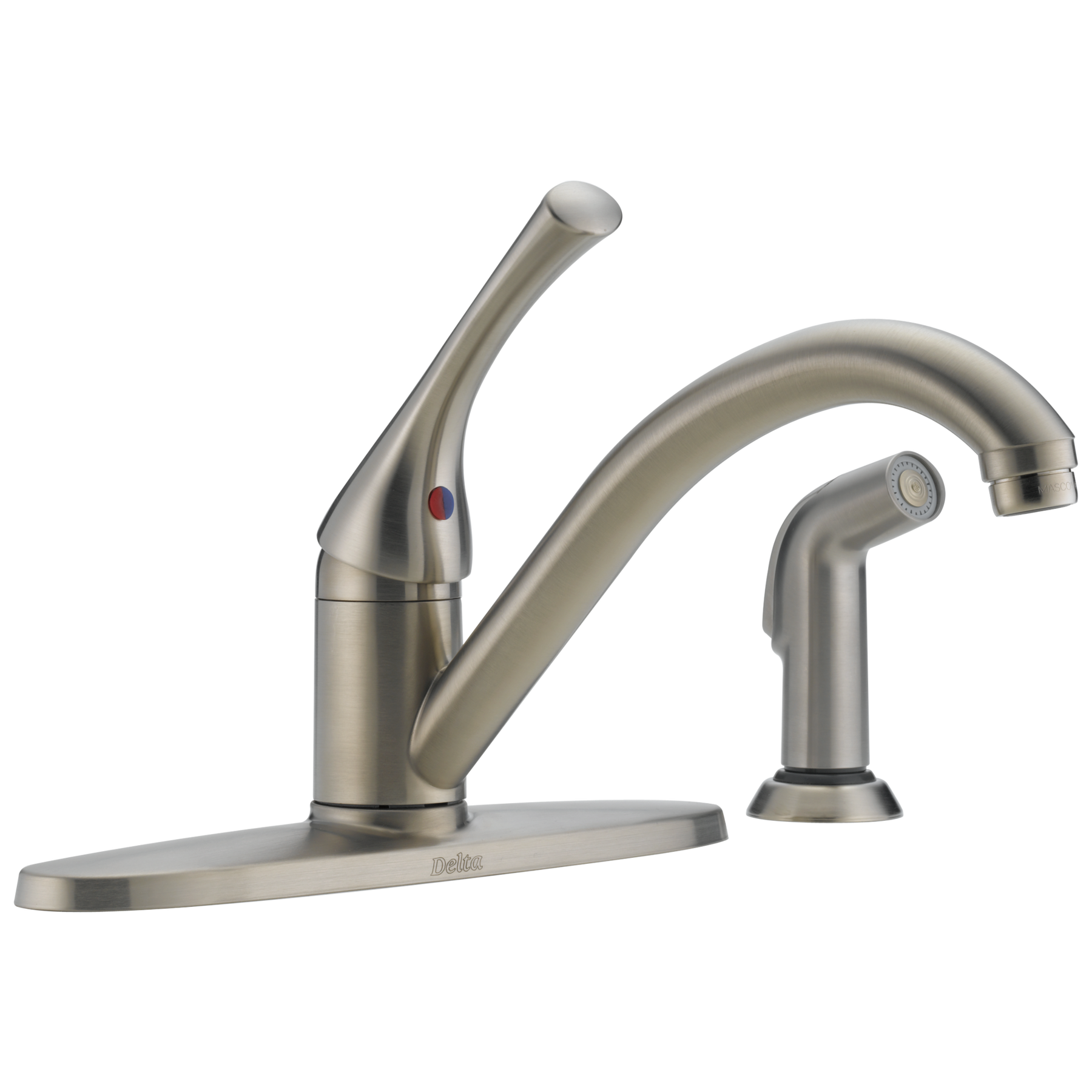 Single Handle Kitchen Faucet with Spray (Recertified)