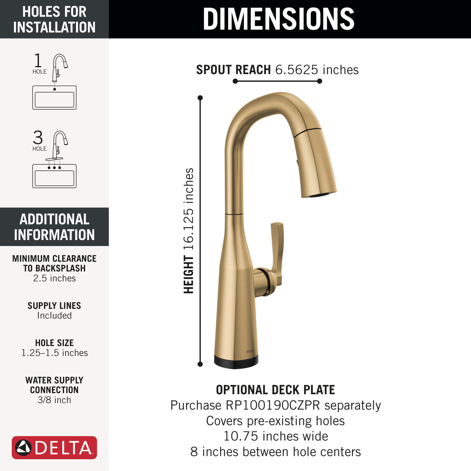 Touch2O&reg; Bar / Prep Faucet with Touchless Technology