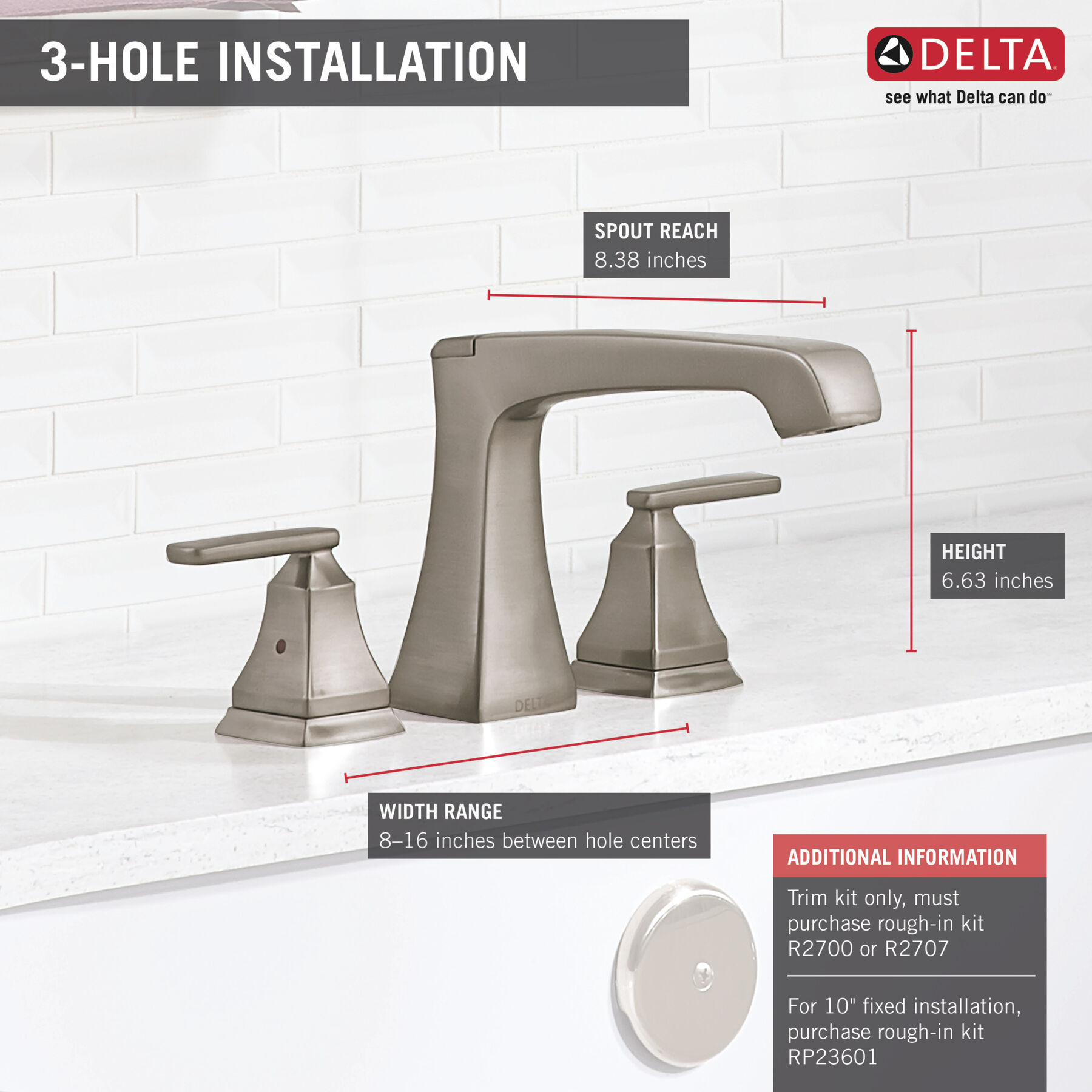 Roman Tub Trim (Recertified)