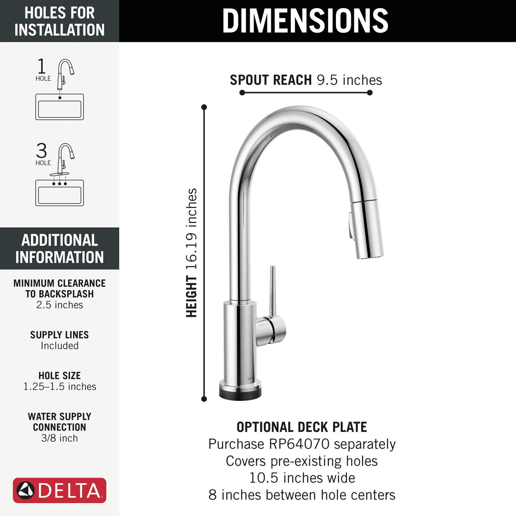 Touchless Pull-Down Kitchen Faucet (Recertified)