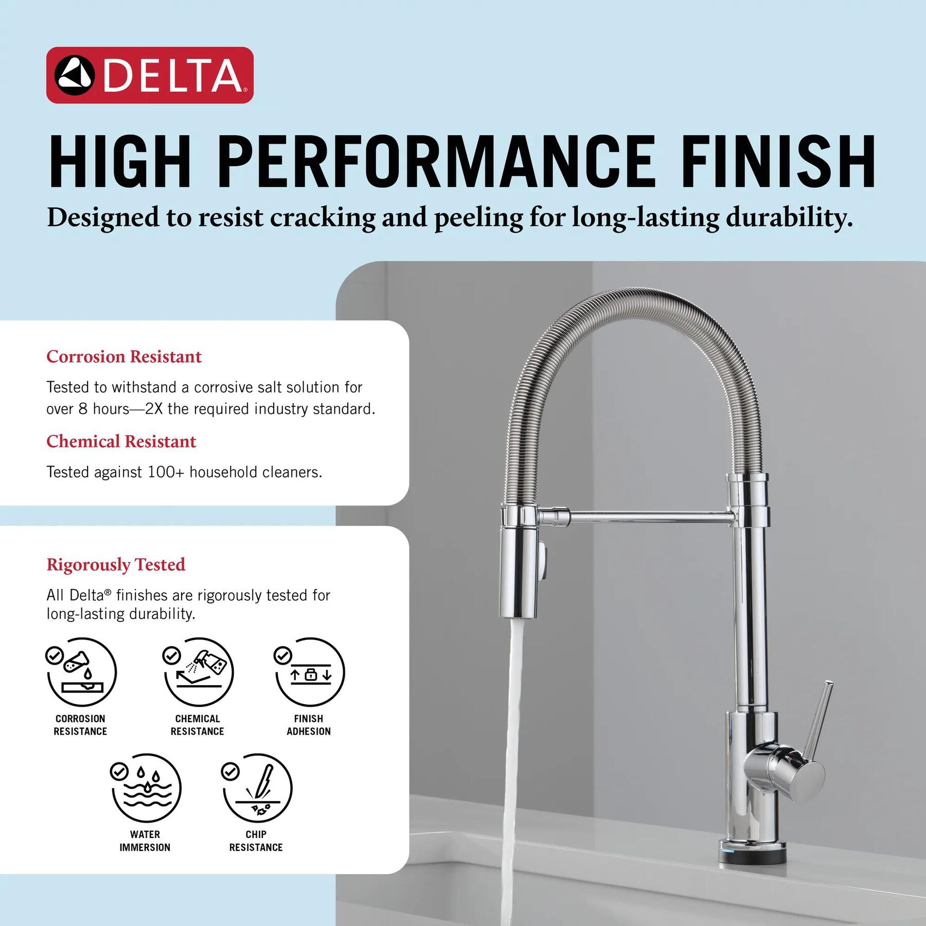 Touch<sub>2</sub>O&reg; Technology Kitchen Faucet with Touchless Technology