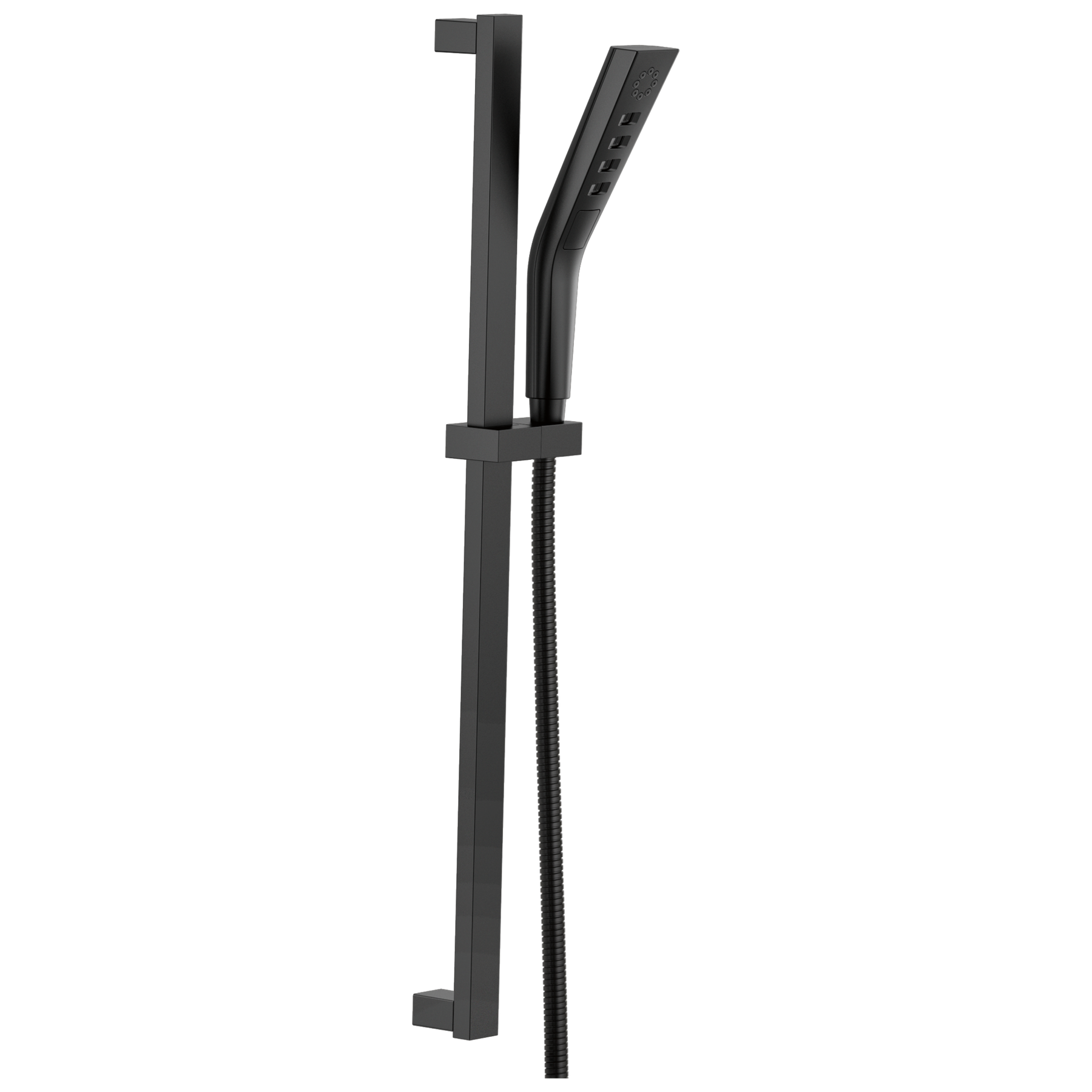 H2Okinetic&reg; 3-Setting Slide Bar Hand Shower with Wall Elbow
