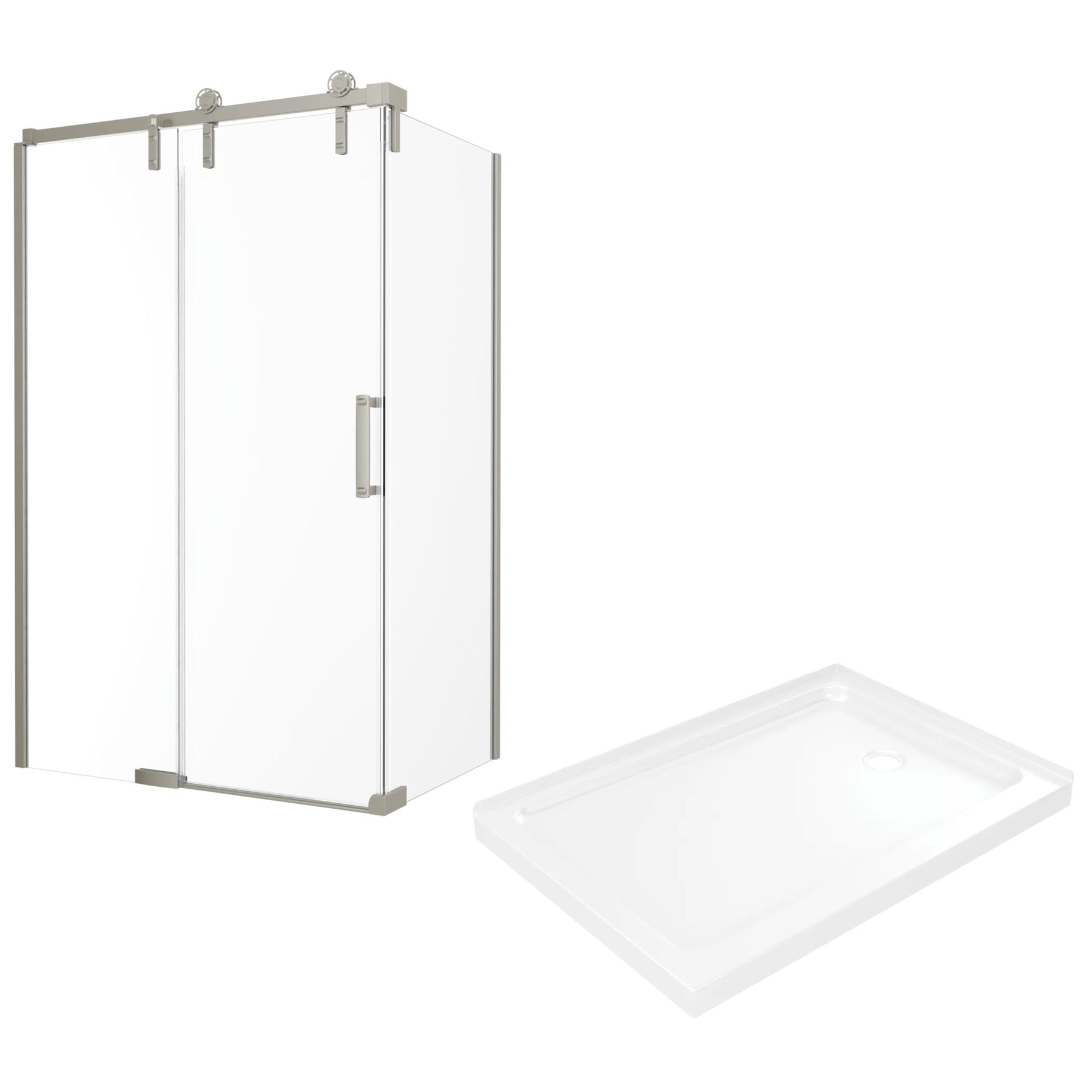 48x34 Corner Shower Bundle - Right