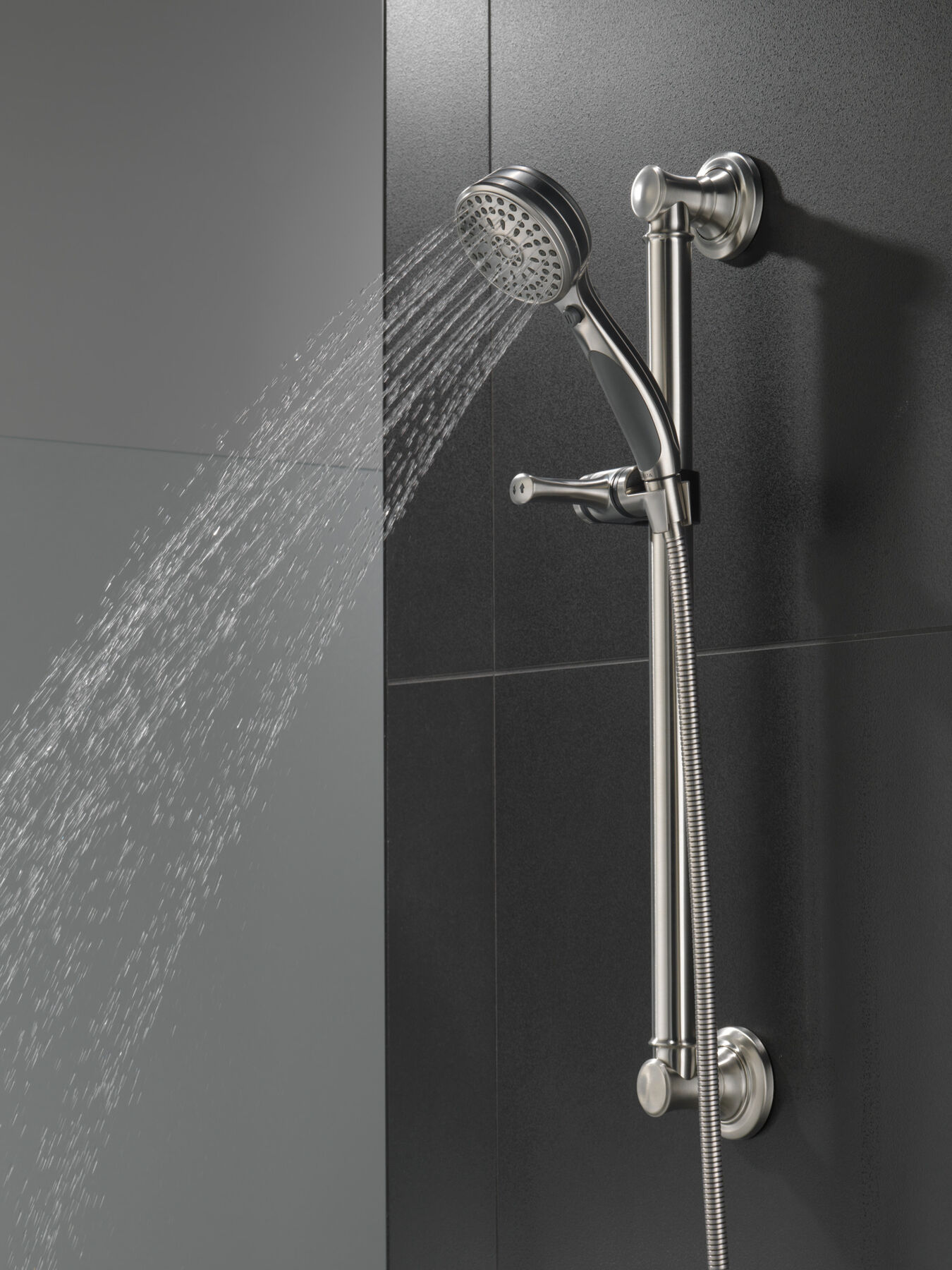 ActivTouch&reg; 9-Setting Hand Shower with Traditional Slide Bar / Grab Bar (Recertified)