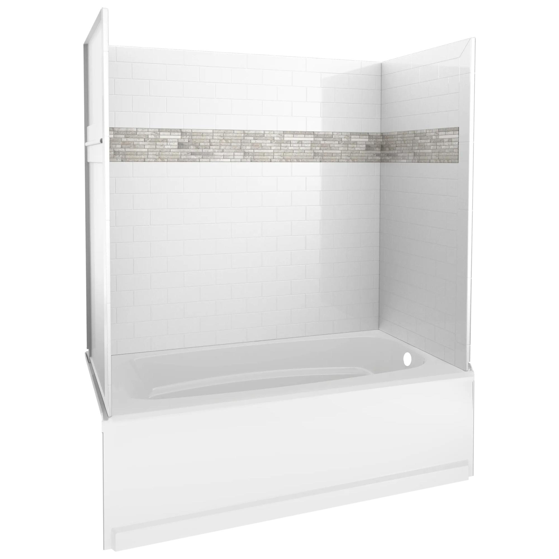 60" x 32" Bathtub - Right Drain