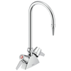 Two Handle Deck-mount Laboratory Mixing Faucet