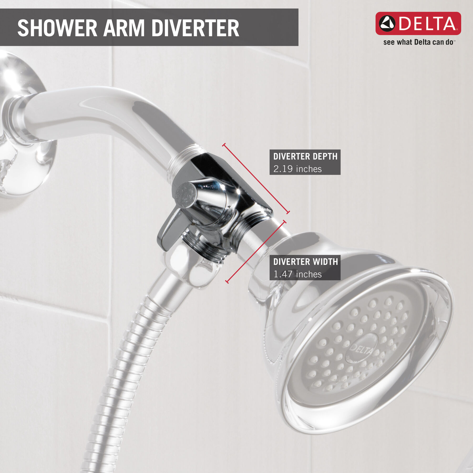Shower Arm Diverter for Hand Shower