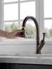 Single Handle Pull-Down Kitchen Faucet with Soap Dispenser