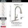 Pull-Down Kitchen Faucet w/Soap (Recertified)