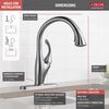 Single Handle Pull-Down Kitchen Faucet with ShieldSpray&reg; Technology (Recertified)