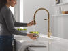 Single-Handle Pull-Down Spring Kitchen Faucet
