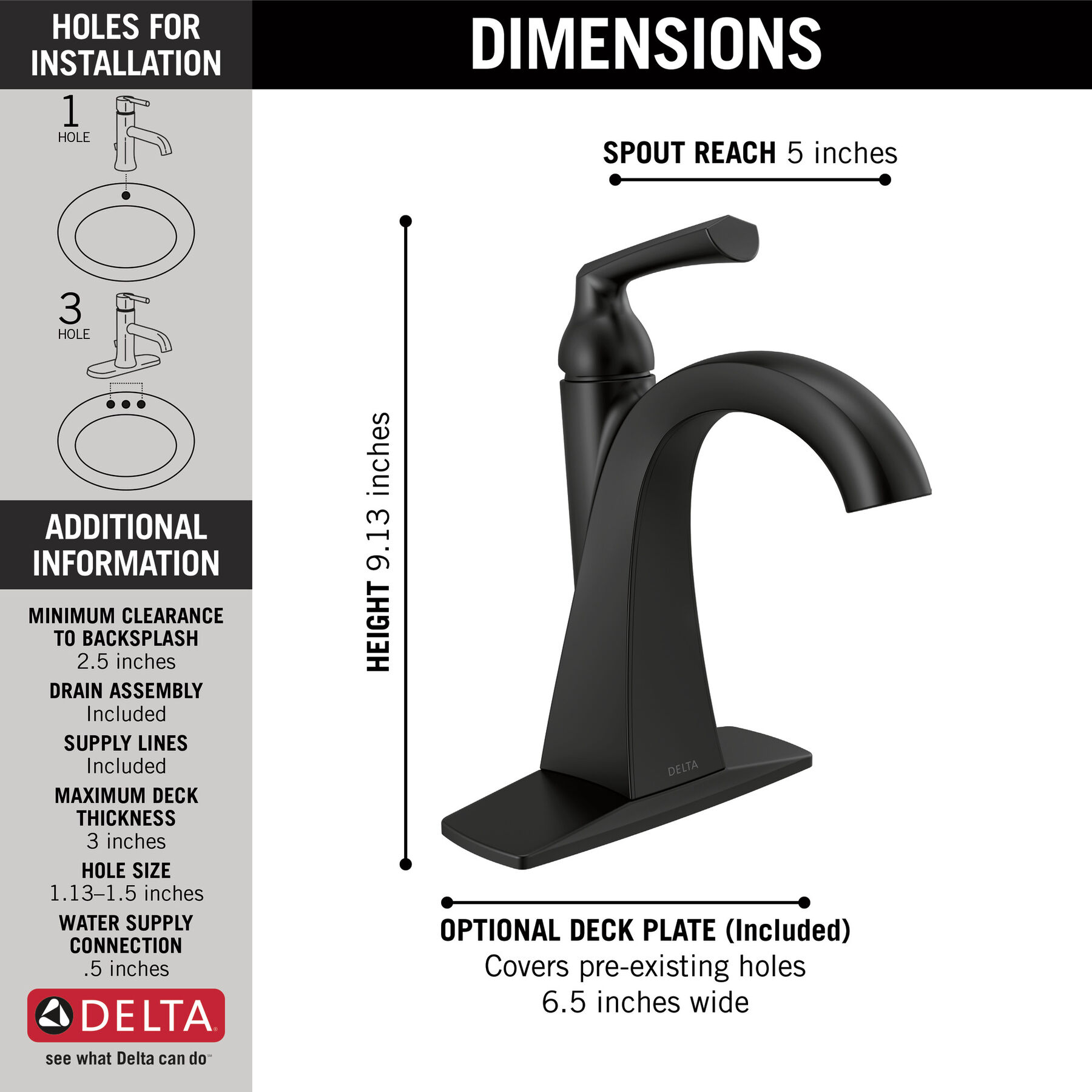Single Handle Centerset Faucet
