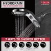 HydroRain&reg; 5-Setting Two-in-One Shower Head