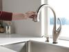 Single Handle Pull-Down Kitchen Faucet with Touch2O&reg; Technology and Soap Dispenser