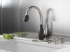 Single Handle Pull-Down Kitchen Faucet with Soap Dispenser