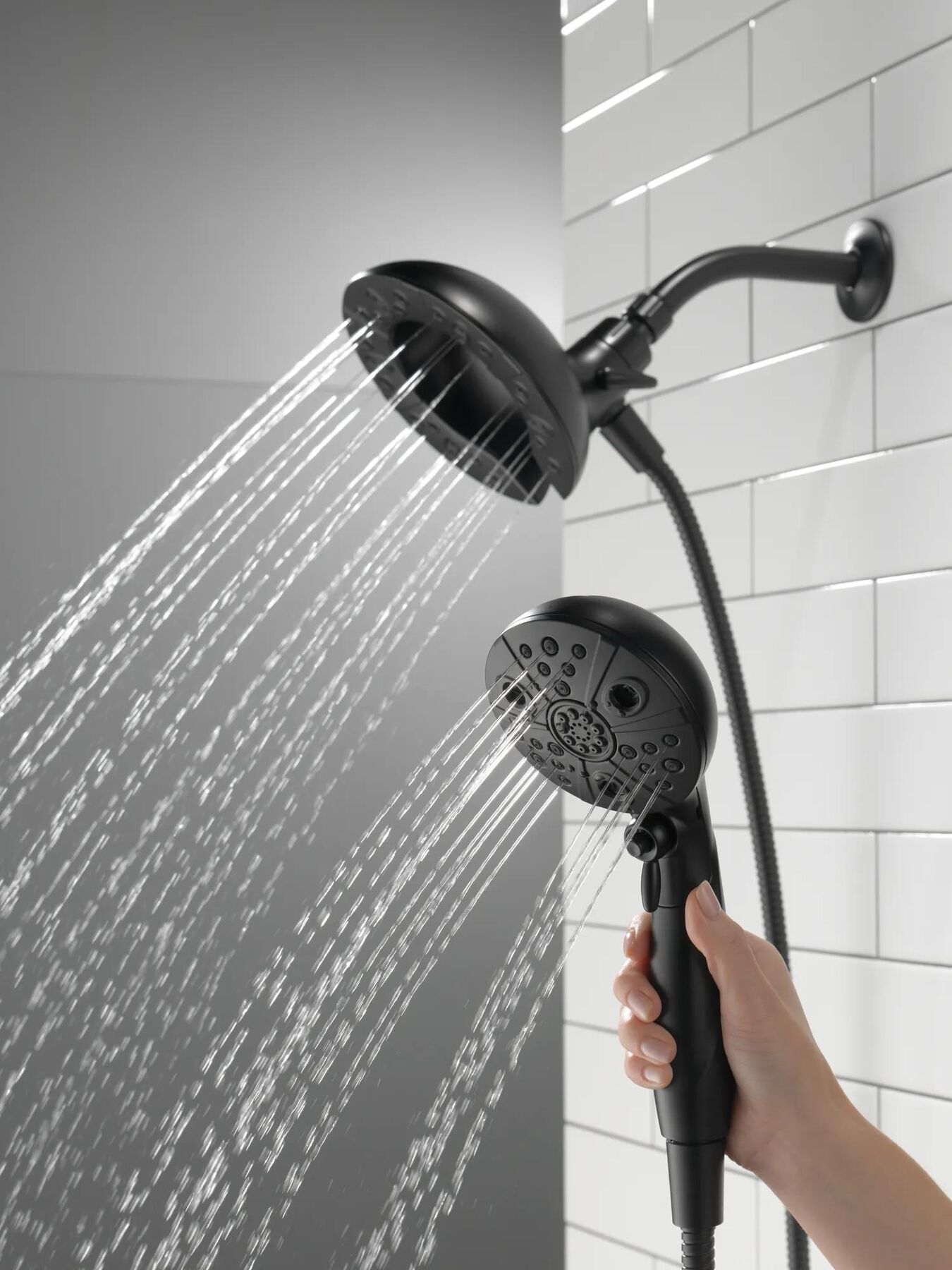 H2Okinetic&reg;&nbsp;In2ition&reg;&nbsp;5-Setting Two-in-One Shower
