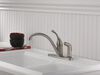 Single Handle Kitchen Faucet with Integral Spray