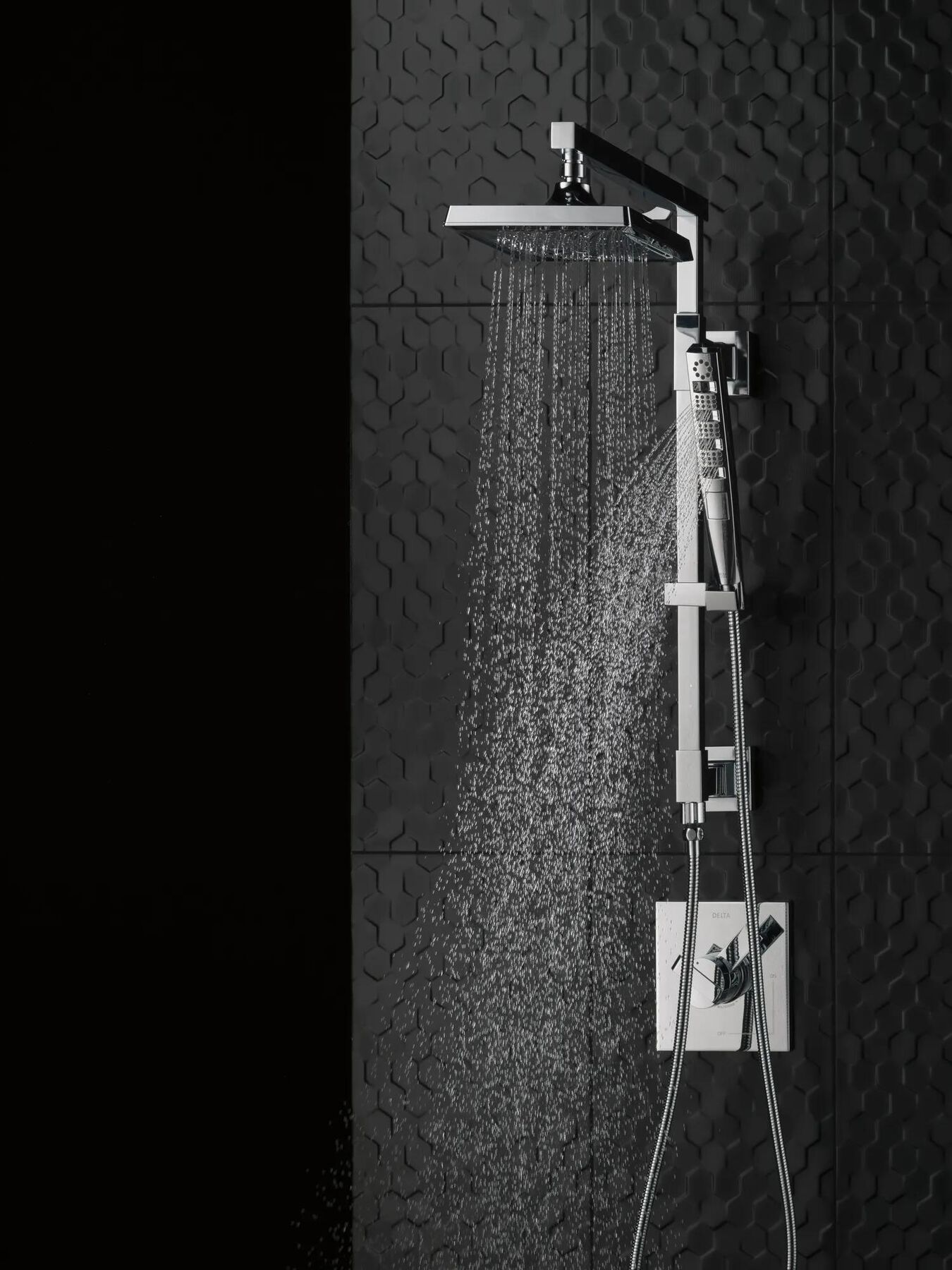 H<sub>2</sub>Okinetic&reg; 3-Setting Raincan Shower Head