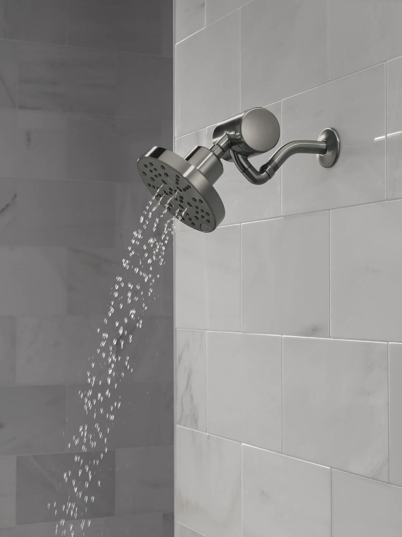 H<sub>2</sub>Okinetic&reg; 5-Setting Contemporary Raincan Shower Head