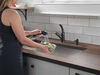 Single Handle Pull-Out Kitchen Faucet with Soap Dispenser (Recertified)